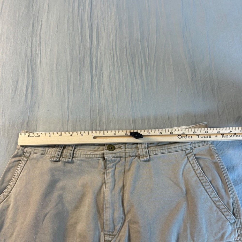Vintage Polo Ralph Lauren Cargo Shorts men's 34 Tan Khaki Classic chino - Picture 4 of 10